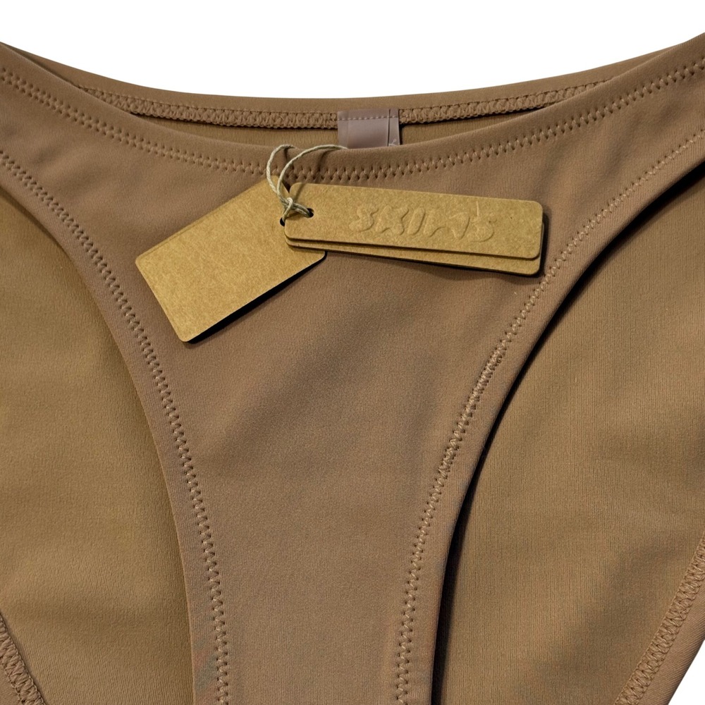 SKIMS Shaping Swim Dipped Bikini Bottom Sienna XXS - Picture 3 of 8